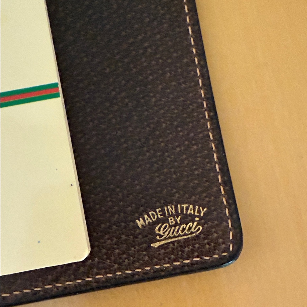 GUCCI GG Monogram Vintage 5 Ringed Binder Cover - Picture 4 of 8